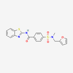 N-(benzo[d]thiazol-2-yl)-4-(N-(furan-2-ylmethyl)-N-methylsulfamoyl)benzamide