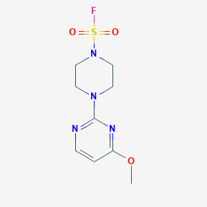4-(4-Methoxypyrimidin-2-yl)piperazine-1-sulfonyl fluoride