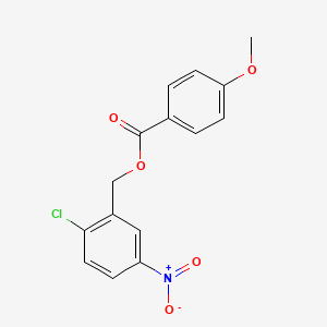 (2-Chloro-5-nitrophenyl)methyl 4-methoxybenzoate