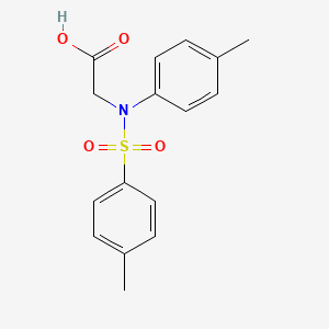 molecular formula C16H17NO4S B2448889 N-(4-methylphenyl)-N-[(4-methylphenyl)sulfonyl]glycine CAS No. 351494-91-2