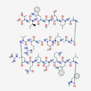 molecular formula C118H182N32O32 B024489 Prepro-thyrotropin releasing hormone (53-74) CAS No. 109796-64-7