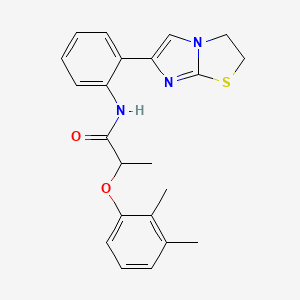 N-(2-(2,3-dihydroimidazo[2,1-b]thiazol-6-yl)phenyl)-2-(2,3-dimethylphenoxy)propanamide