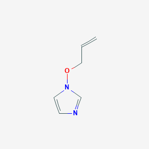 molecular formula C6H8N2O B2448924 1-(allyloxy)-1H-imidazole CAS No. 126355-47-3