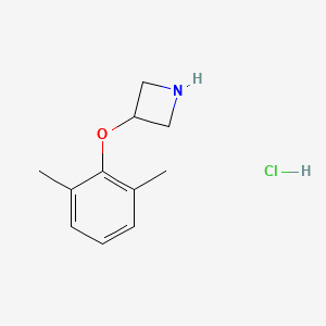 molecular formula C11H16ClNO B2448947 3-(2,6-二甲基苯氧基)氮杂环丁烷盐酸盐 CAS No. 143482-46-6