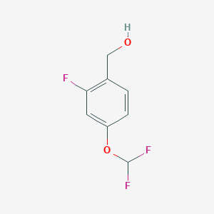 molecular formula C8H7F3O2 B2448948 (4-(二氟甲氧基)-2-氟苯基)甲醇 CAS No. 438049-76-4