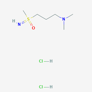 N,N-Dimethyl-3-(methylsulfonimidoyl)propan-1-amine;dihydrochloride