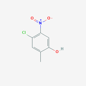 molecular formula C7H6ClNO3 B2449075 4-Chloro-2-methyl-5-nitrophenol CAS No. 19044-75-8