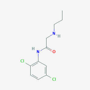 molecular formula C11H14Cl2N2O B2449092 N-(2,5-dichlorophenyl)-2-(propylamino)acetamide CAS No. 851903-65-6