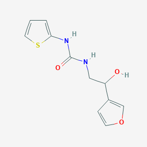 molecular formula C11H12N2O3S B2449134 1-(2-(呋喃-3-基)-2-羟乙基)-3-(噻吩-2-基)脲 CAS No. 1396713-13-5