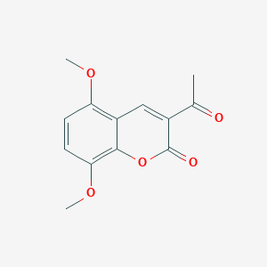 B2449138 3-acetyl-5,8-dimethoxy-2H-chromen-2-one CAS No. 859108-99-9