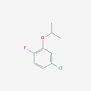 molecular formula C9H10ClFO B2449168 5-氯-2-氟异丙氧基苯 CAS No. 1369842-02-3