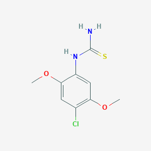 molecular formula C9H11ClN2O2S B2449193 (4-Chloro-2,5-dimethoxyphenyl)thiourea CAS No. 72806-65-6