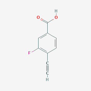 B2449223 4-Ethynyl-3-fluorobenzoic acid CAS No. 1862427-77-7