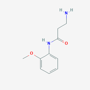 molecular formula C10H14N2O2 B2449263 3-Amino-N-(2-methoxyphenyl)propanamide CAS No. 938515-94-7