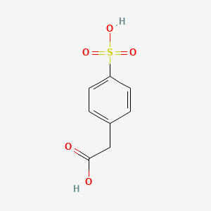molecular formula C8H8O5S B2449333 2-(4-磺基苯基)乙酸 CAS No. 153661-28-0