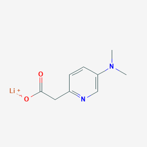 molecular formula C9H11LiN2O2 B2449344 Lithium 2-[5-(dimethylamino)pyridin-2-yl]acetate CAS No. 2197056-91-8