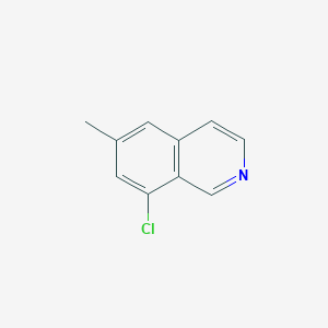 molecular formula C10H8ClN B2449365 8-Chloro-6-methylisoquinoline CAS No. 1988725-67-2