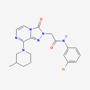 N-(3-bromophenyl)-2-[8-(3-methylpiperidin-1-yl)-3-oxo[1,2,4]triazolo[4,3-a]pyrazin-2(3H)-yl]acetamide