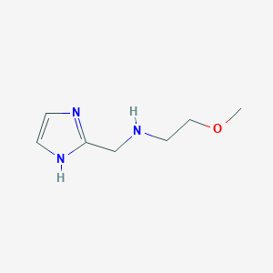 [(1H-imidazol-2-yl)methyl](2-methoxyethyl)amine