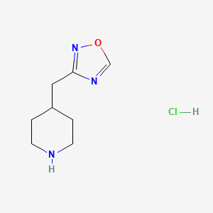4-[(1,2,4-Oxadiazol-3-yl)methyl]piperidine hydrochloride