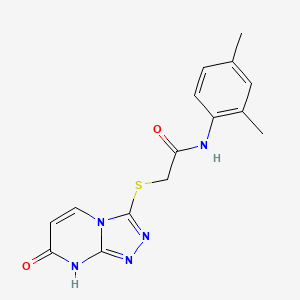 N-(2,4-dimethylphenyl)-2-((7-oxo-7,8-dihydro-[1,2,4]triazolo[4,3-a]pyrimidin-3-yl)thio)acetamide