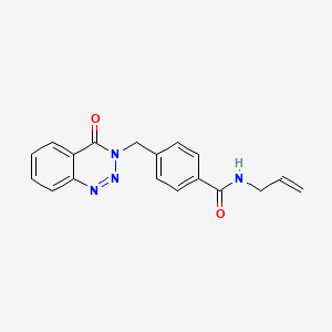 N-allyl-4-((4-oxobenzo[d][1,2,3]triazin-3(4H)-yl)methyl)benzamide