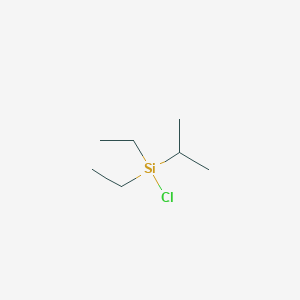 molecular formula C7H17ClSi B024495 氯二乙基异丙基硅烷 CAS No. 107149-56-4