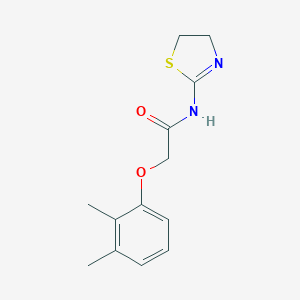 molecular formula C13H16N2O2S B244951 N-(4,5-dihydro-1,3-thiazol-2-yl)-2-(2,3-dimethylphenoxy)acetamide 