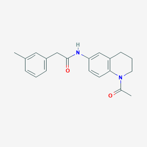 N-(1-acetyl-1,2,3,4-tetrahydroquinolin-6-yl)-2-(m-tolyl)acetamide
