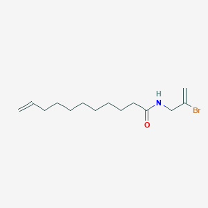 molecular formula C14H24BrNO B024496 N-(2-Bromoallyl)-10-undecenamide CAS No. 102613-02-5