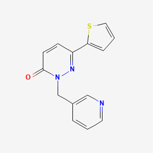 2-(pyridin-3-ylmethyl)-6-(thiophen-2-yl)pyridazin-3(2H)-one