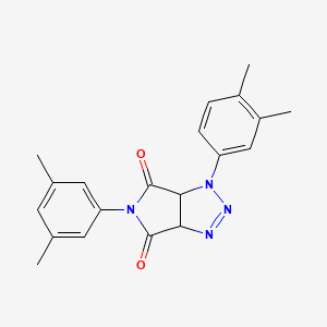 molecular formula C20H20N4O2 B2449680 1-(3,4-二甲苯基)-5-(3,5-二甲苯基)-1,6a-二氢吡咯并[3,4-d][1,2,3]三唑-4,6(3aH,5H)-二酮 CAS No. 1173043-40-7