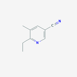 molecular formula C9H10N2 B024497 6-Ethyl-5-methylnicotinonitrile CAS No. 110253-41-3