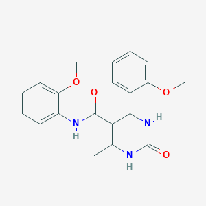 N,4-bis(2-methoxyphenyl)-6-methyl-2-oxo-1,2,3,4-tetrahydropyrimidine-5-carboxamide