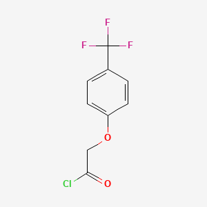 molecular formula C9H6ClF3O2 B2449728 2-(4-Trifluoromethyl-phenoxy)-acetyl chloride CAS No. 67273-84-1