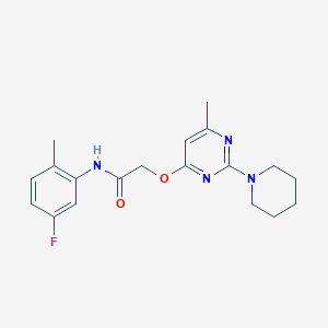 3,4,5-trimethoxy-N-[2-methyl-5-(pyrrolidin-1-ylsulfonyl)-3-thienyl]benzamide