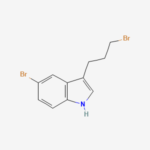 3-(3-bromo-propyl)-5-bromo-1H-indole