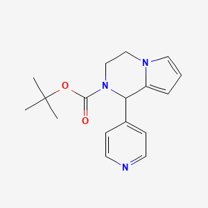 Tert-butyl 1-pyridin-4-yl-3,4-dihydro-1H-pyrrolo[1,2-a]pyrazine-2-carboxylate
