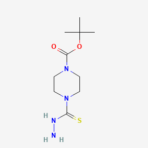 molecular formula C10H20N4O2S B2449817 叔丁基4-(肼基羰硫基)哌嗪-1-羧酸酯 CAS No. 741254-59-1