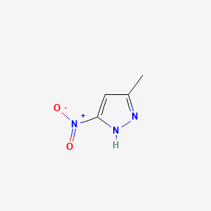molecular formula C4H5N3O2 B2449841 5-Methyl-3-nitro-1h-pyrazole CAS No. 1048925-02-5; 34334-96-8