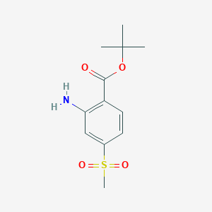 tert-Butyl 2-amino-4-(methylsulfonyl)benzoate