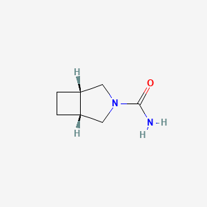 molecular formula C7H12N2O B2449873 (1R,5S)-3-Azabicyclo[3.2.0]heptane-3-carboxamide CAS No. 2002032-94-0