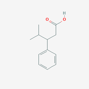 molecular formula C12H16O2 B2449898 4-Methyl-3-phenylpentanoic acid CAS No. 51690-50-7