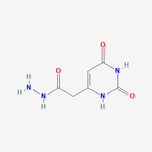 molecular formula C6H8N4O3 B2449902 2-(2,6-二氧代-1,2,3,6-四氢嘧啶-4-基)乙酰肼 CAS No. 6535-95-1