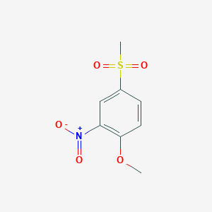 molecular formula C8H9NO5S B2449958 4-甲磺酰基-1-甲氧基-2-硝基苯 CAS No. 20945-69-1