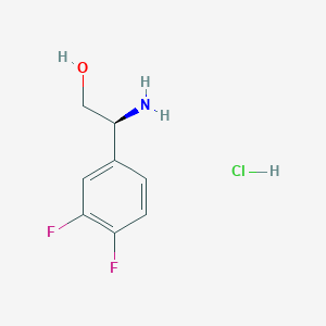 B2449967 (S)-2-amino-2-(3,4-difluorophenyl)ethan-1-ol hydrochloride CAS No. 1269775-25-8
