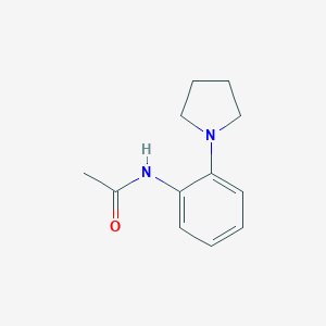 molecular formula C12H16N2O B244997 N-(2-pyrrolidin-1-ylphenyl)acetamide 