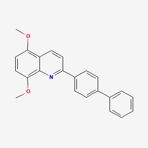 B2449973 2-[1,1'-Biphenyl]-4-yl-5,8-dimethoxyquinoline CAS No. 860783-99-9
