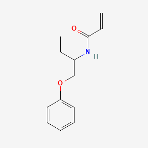 B2449984 N-(1-Phenoxybutan-2-yl)prop-2-enamide CAS No. 2305297-47-4