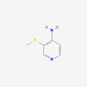 molecular formula C6H8N2S B2449999 3-Methylsulfanylpyridin-4-amine CAS No. 1427523-25-8
